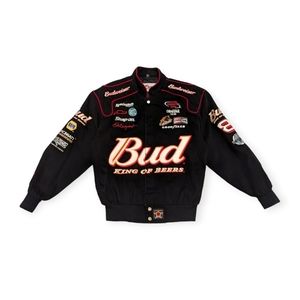 NASCAR Jacket Budweiser Chase Authentics Dale Earnhardt Jr. Bomber Coat Sz Small